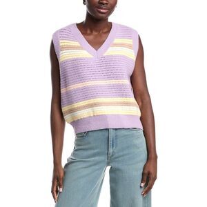 Anna Kay Womens  Zola Cashmere-Blend Gilet, Purple